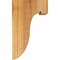 Ekena Millwork Del Monte Rough Sawn Corbel, Western Red Cedar, 6"W x 6"D x 10"H COR06X06X10DEL00RWR - alternate 4